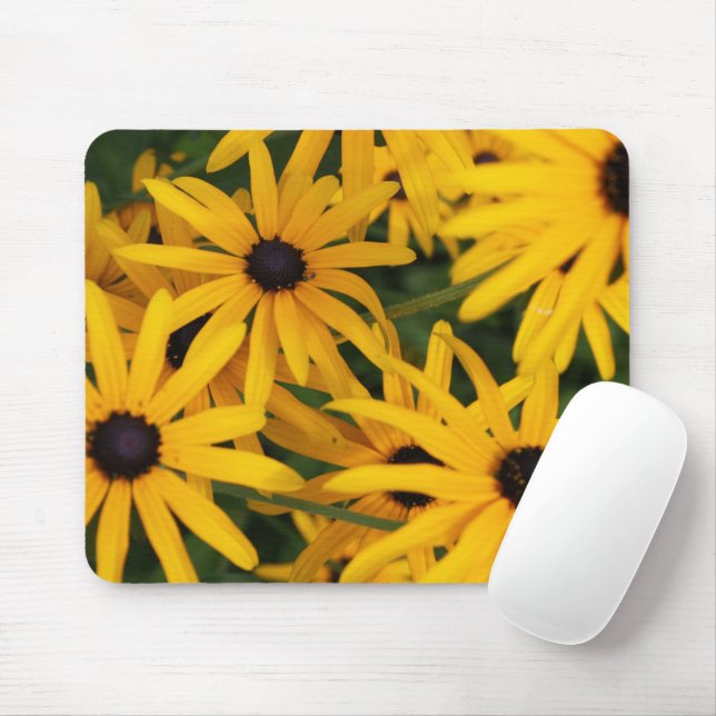 Mousepad Susan de olhos pretos amarelas brilhantes (Com mouse)