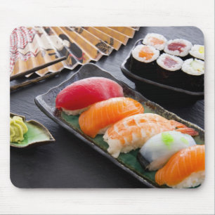Mousepad Sushi e rolos