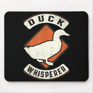 Mousepad Sussurrador de Pato Vintage Clic Retro Amor Animal