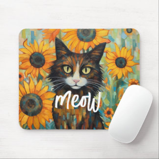 Mousepad Sussurros e Blisos de Girassol Cat Lover