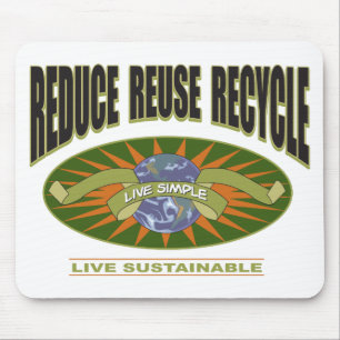 Mousepad Sustentável vivo simples vivo