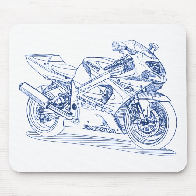 Mousepad Suz GSXR750 2000-03 (Frente)