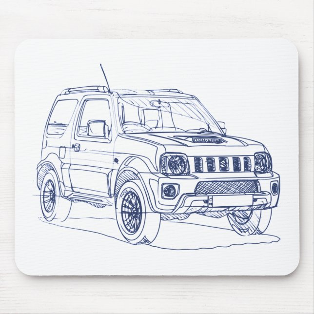 Mousepad Suz Jimny 2013 (Frente)