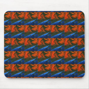 Mousepad "Swamp Fire Nº 6" Painel de Design Abstrato