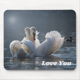Mousepad Swan-Love