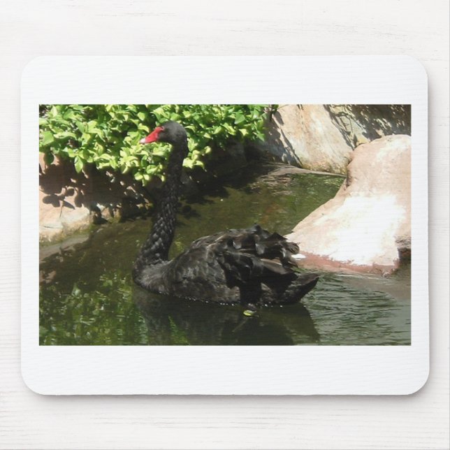 Mousepad Swan Negro (Frente)