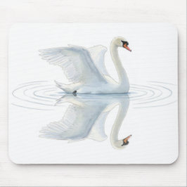 Mousepad Swan Reflection