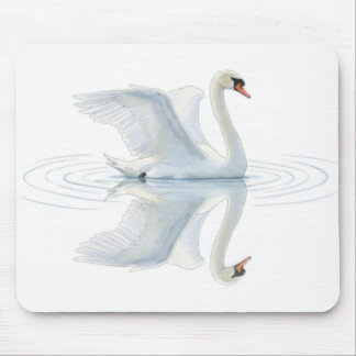 Mousepad Swan Reflection