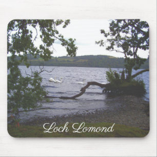 Mousepad Swans on Loch Lomond