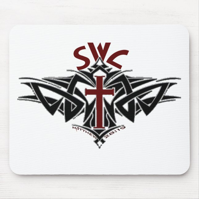 Mousepad SWC - Tapete do rato do 28:19 de Matthew (Frente)