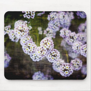 Mousepad Sweet Alyssum em Grunge
