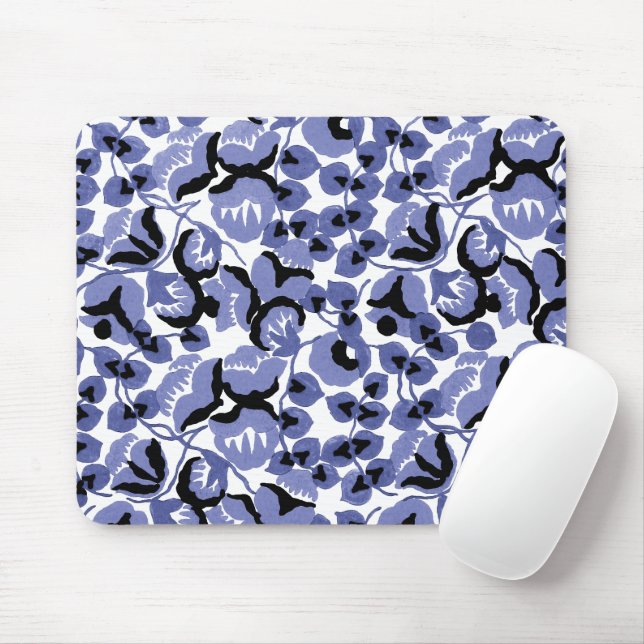 Mousepad Sweet Pea (Periwinkle) Fine Art (Com mouse)