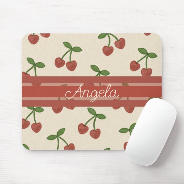 Mousepad Sweetheart Cherries (Com mouse)