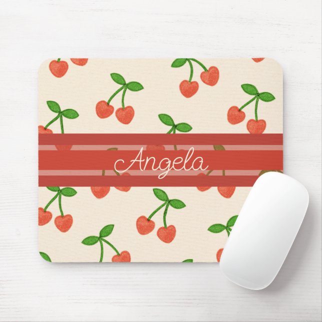 Mousepad Sweetheart Cherries (Com mouse)