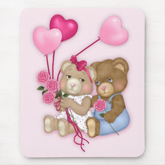 Mousepad Swetheart Bears (Frente)