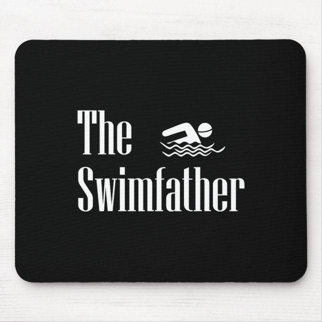 Mousepad Swimdad Pai Swimmer Dia de os pais da Vida (Frente)