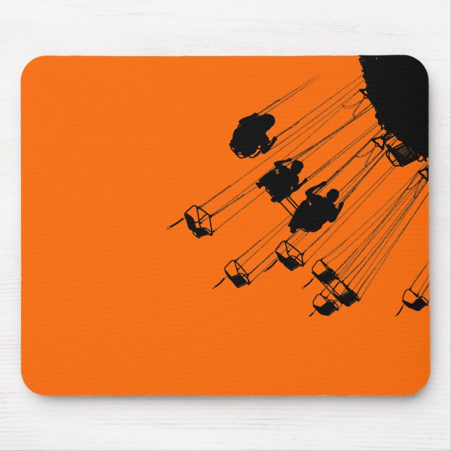 Mousepad Swings e rotundas - Laranja (Frente)