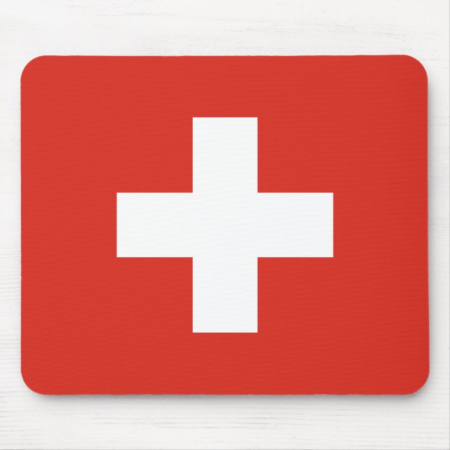Mousepad Switzerland Flag (Frente)