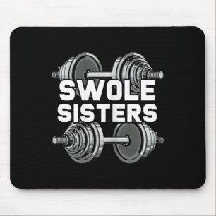 Mousepad Swole Sisters Powerinclusive Gym Workout Swole Gai