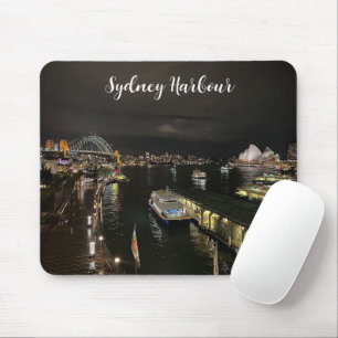 Mousepad Sydney Harbor by Night, Austrália, Foto