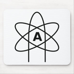Mousepad Symbol of Atheism (Atom Emblem)