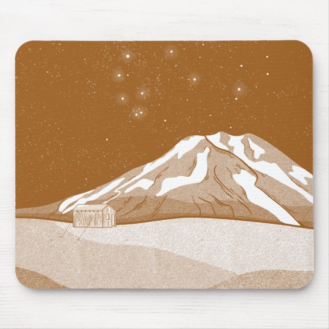 Mousepad Syme Hut Mount Taranaki (Frente)