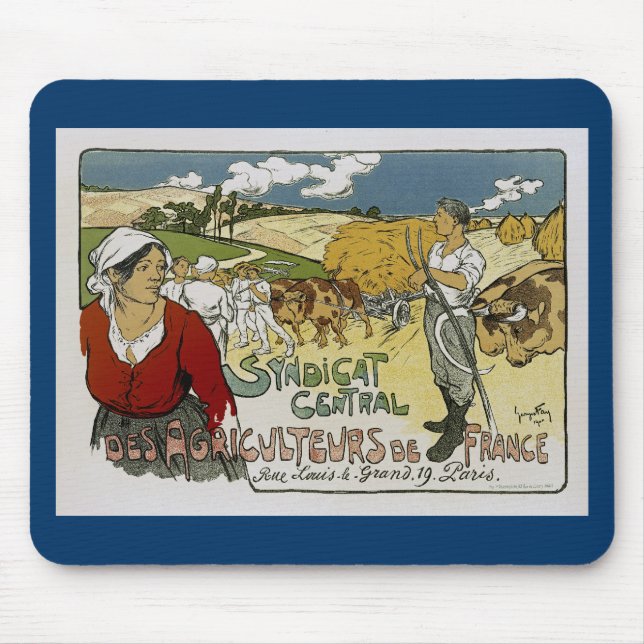 Mousepad Syndicat Central Des Agricultures France (Frente)