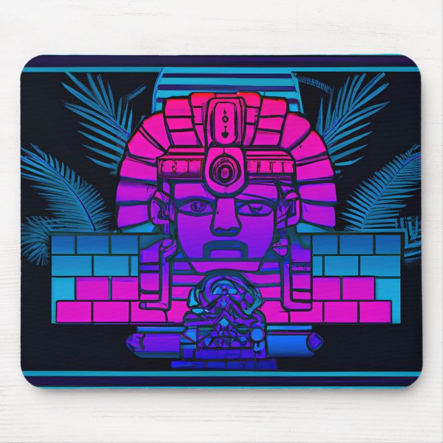 Mousepad Synthwave Pharaoh (Frente)