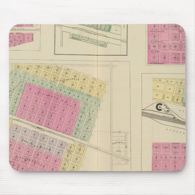 Mousepad Syracuse, Coolidge, Hudson, Loco, Kansas (Frente)