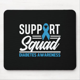 Mousepad T1D Guerreiro T2D Suporta Sensibilização para a Di