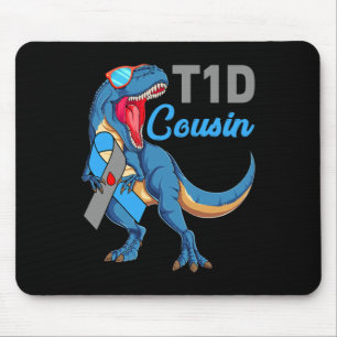 Mousepad T1d Primo Tipo 1 Sensibilização Mês da Diabetes Di