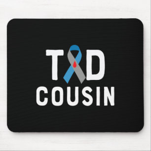 Mousepad T1d Primo Tipo 1 Sensibilização para a Diabetes In