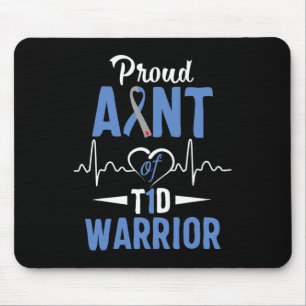 Mousepad T1D Tia Orgulhosa Diabetes Sensibilização Tipo 1 I