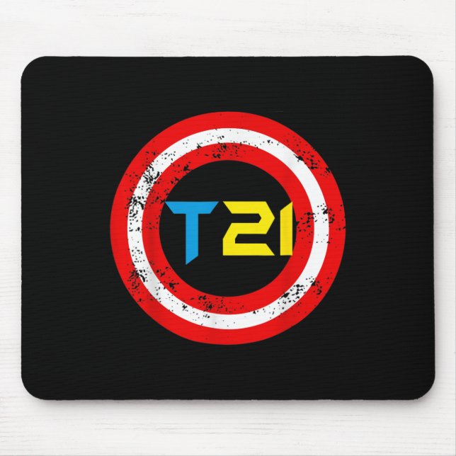 Mousepad T21 Superherói Mundial Dia de Conscientização sobr (Frente)