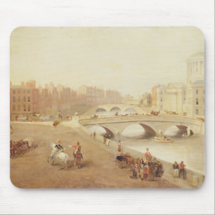 Mousepad T34018 o rio Liffey e as cortes de lei, Dublin