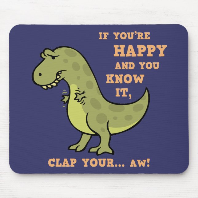 Mousepad T-Rex Clap II (Frente)