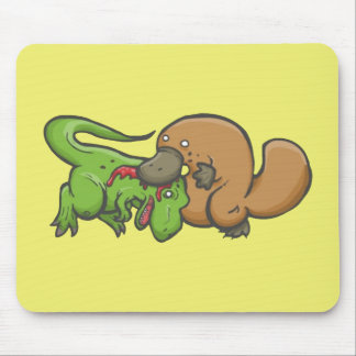 Mousepad T-rex contra Platypus