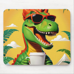 Mousepad T-Rex Dinossaur Engraçado