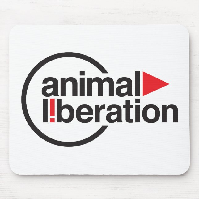 Mousepad T-shirt animal da libertação (Frente)