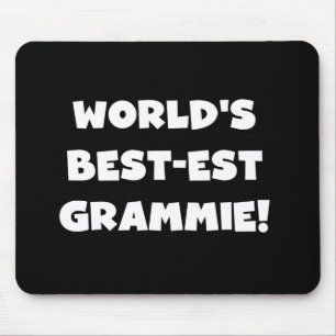 Mousepad T-shirt brancos e presentes do Melhor-est Grammie