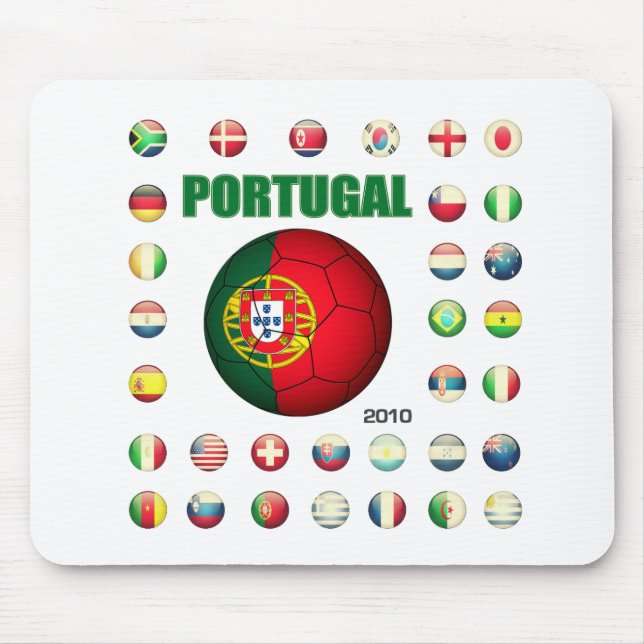 Mousepad T-shirt D7 de Portugal (Frente)