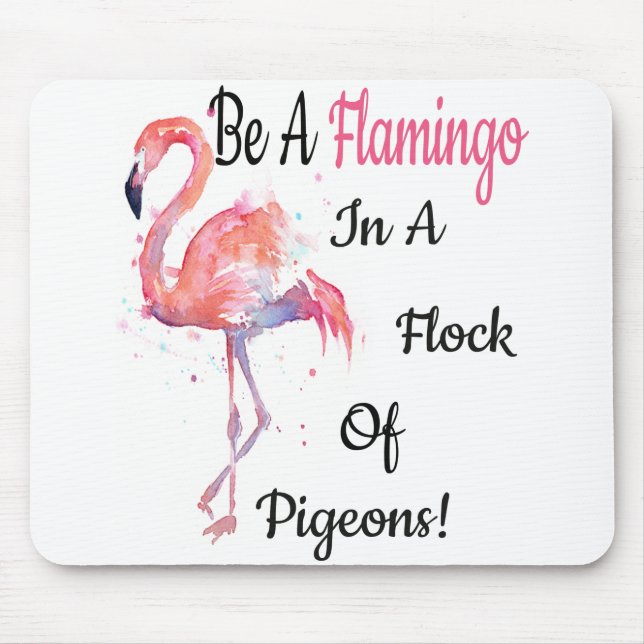 Mousepad t-shirt do amor do flamingo (Frente)