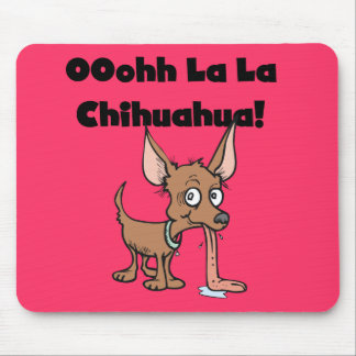 Mousepad T-shirt e presentes da chihuahua do La do La de