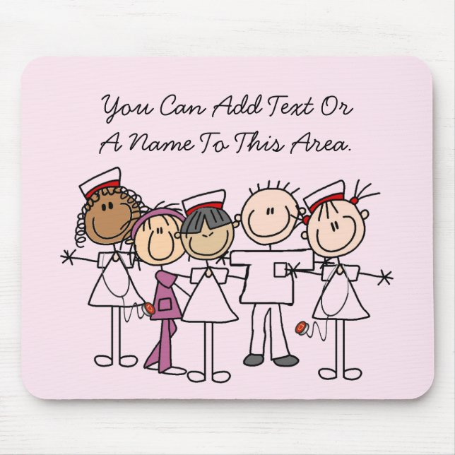 Mousepad T-shirt e presentes da semana das enfermeiras (Frente)