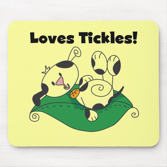 Mousepad T-shirt e presentes das cócegas dos amores (Frente)