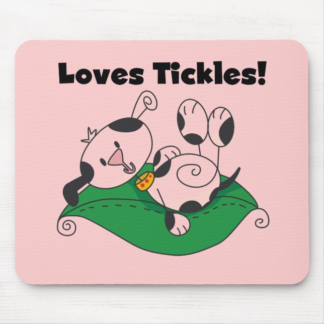 Mousepad T-shirt e presentes das cócegas dos amores (Frente)