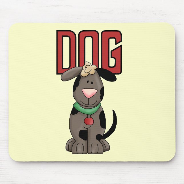 Mousepad T-shirt e presentes do cão (Frente)