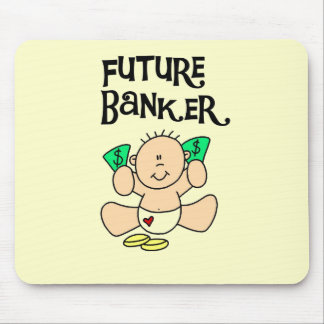 Mousepad T-shirt e presentes futuros do banqueiro do bebê
