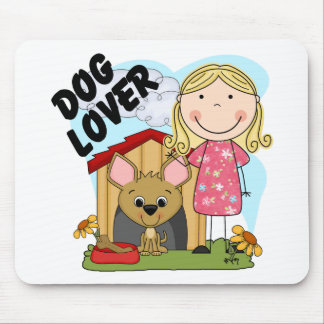 Mousepad T-shirt e presentes louros da menina do amante do 