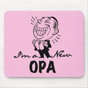 Mousepad T-shirt e presentes novos de sorriso de Opa
